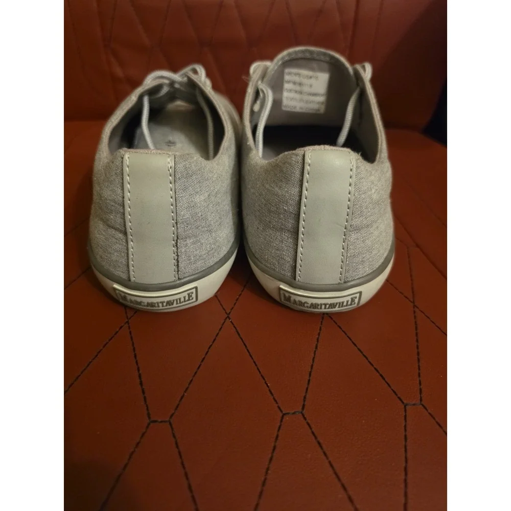 New In Box Margaritaville Grey Lorient Terry Men's Lace Up Shoes Size Us 10